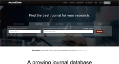 Desktop Screenshot of journalguide.com