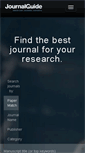 Mobile Screenshot of journalguide.com